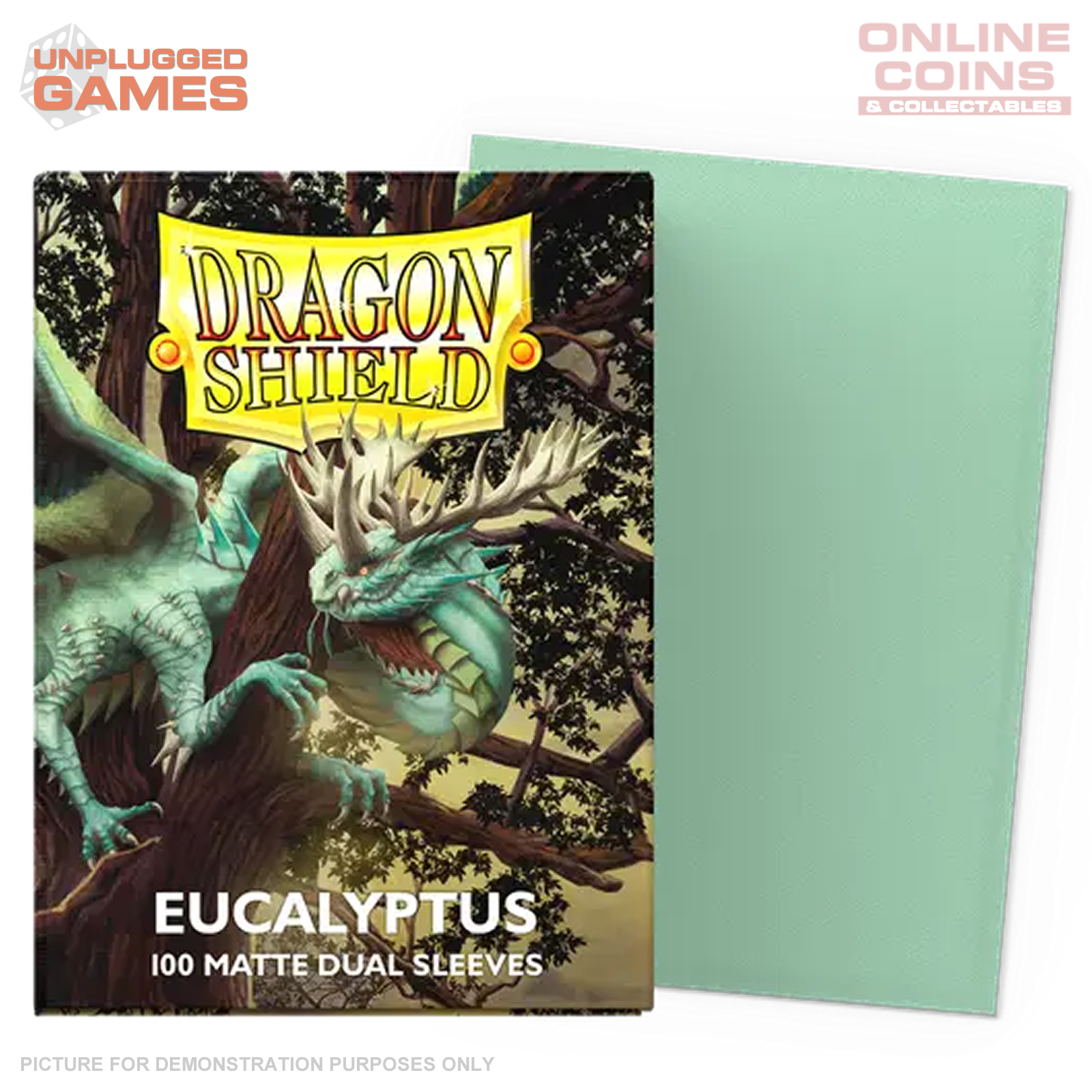 Dragon Shield DUAL MATTE Sleeves Standard - EUCALYPTUS LEHEL
